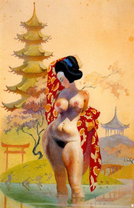 Geisha By Frank Frazetta