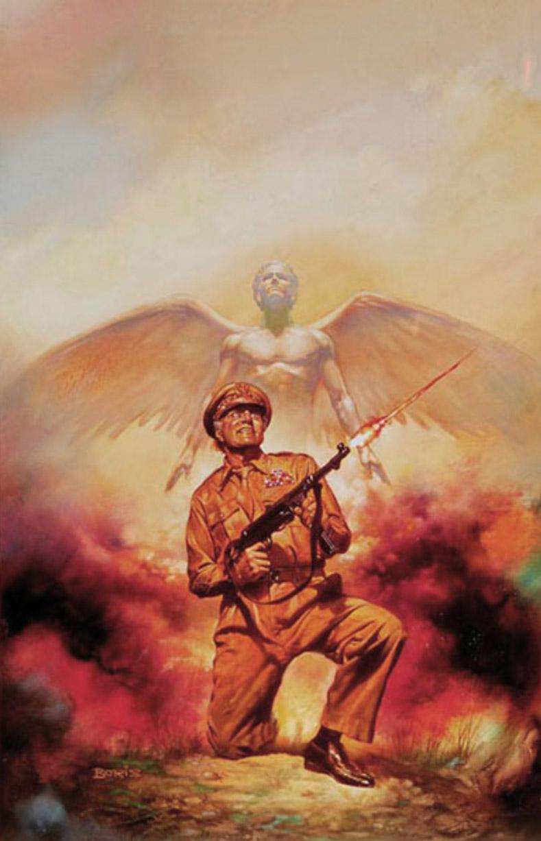 General Zapped An Angel By Boris Vallejo