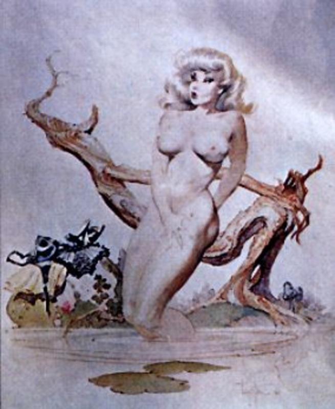 Girl Bathing 57 20090116 1556743044 By Frank Frazetta
