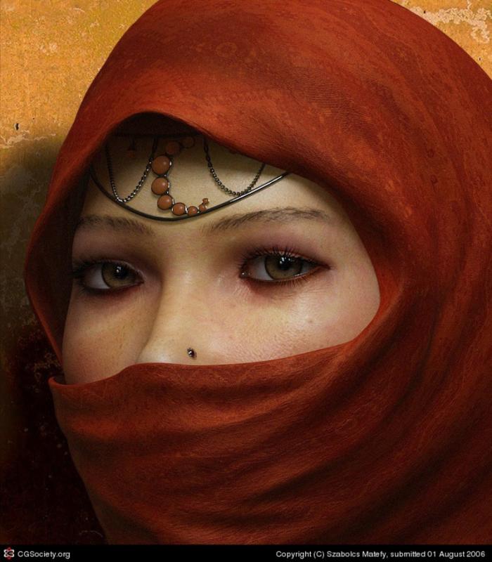 girl in hood