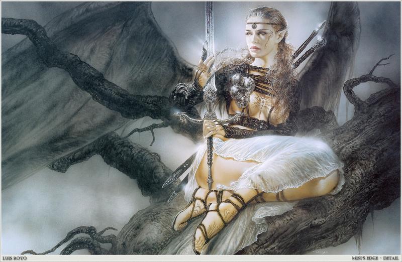 Gladius 0105 Mists Edge Detail By Luis Royo
