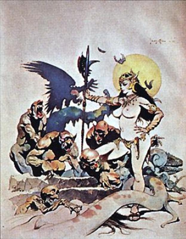 Goulqueen By Frank Frazetta