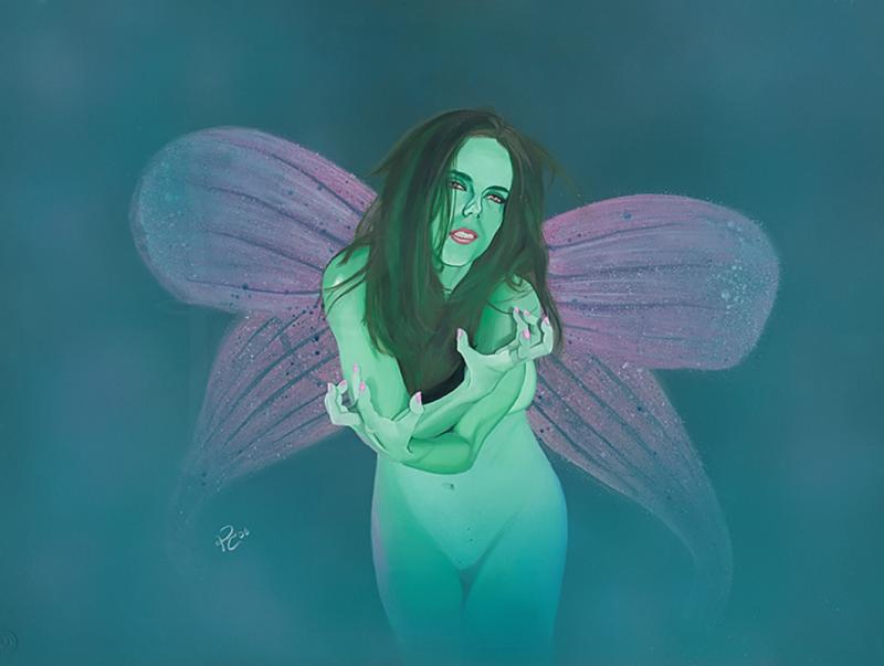 Green Faery By Kevin Clark
