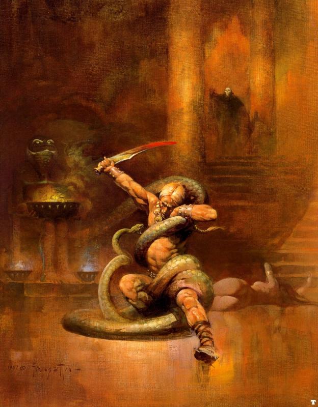 Greendeath By Frank Frazetta