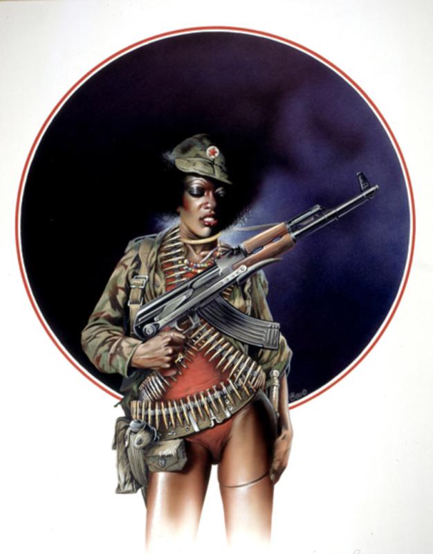 Guerilla Fighter By Chris Achilleos