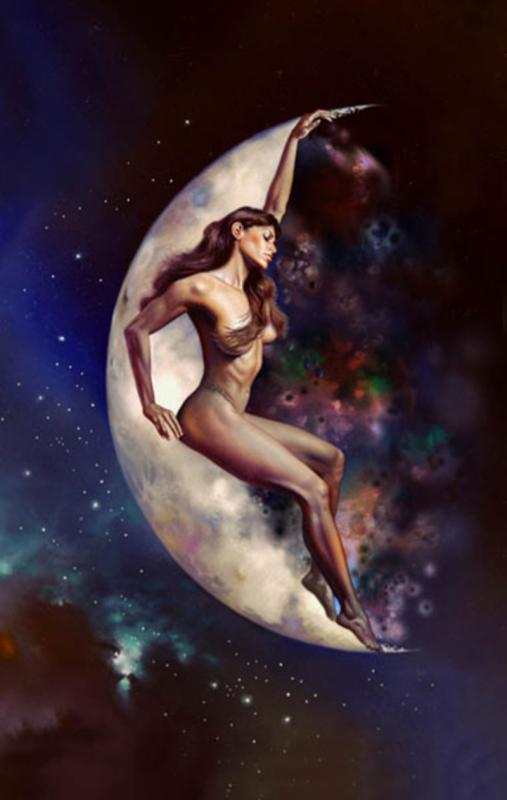Half Moon By Boris Vallejo
