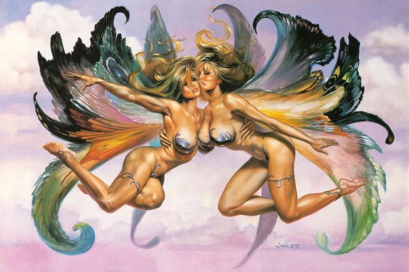 Heavenly Twins By Julie Bell