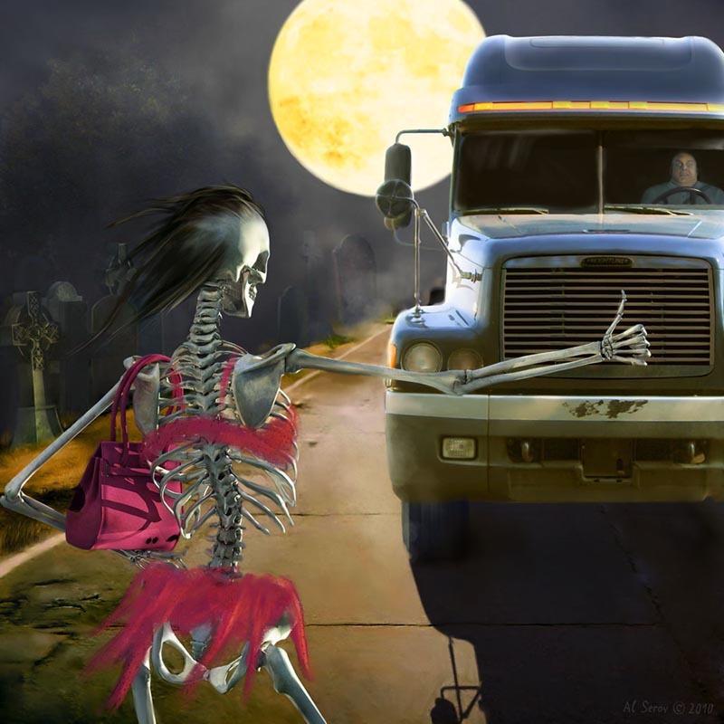 Hitchhiker By Al Serov