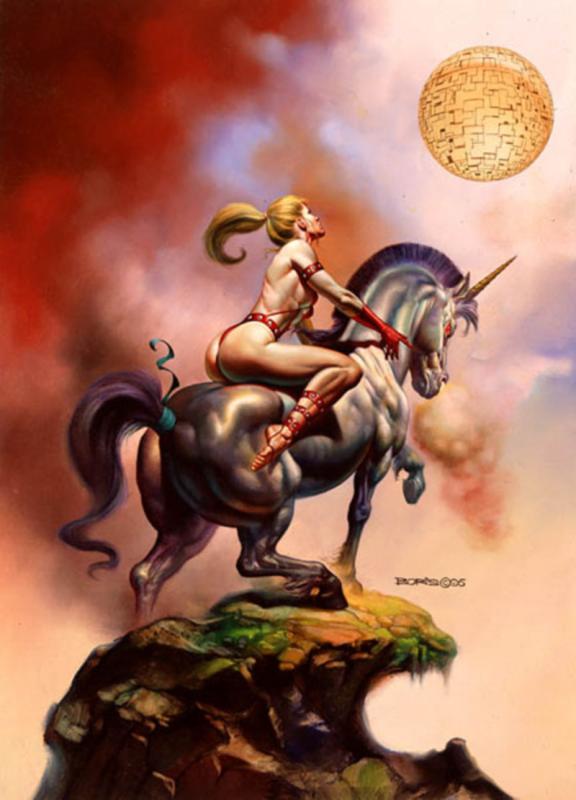 Hot Sun By Boris Vallejo