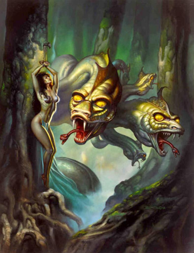 Hydra By Boris Vallejo
