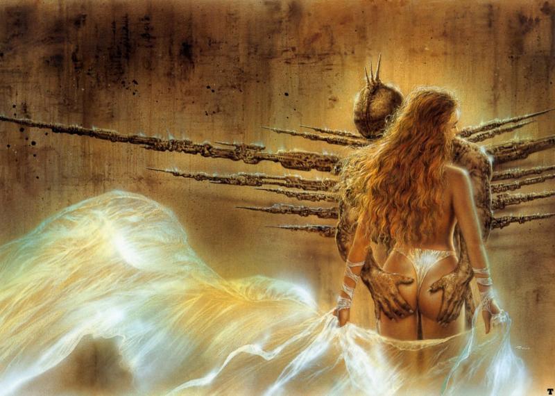 III Millennium Fallen Angel V By Luis Royo