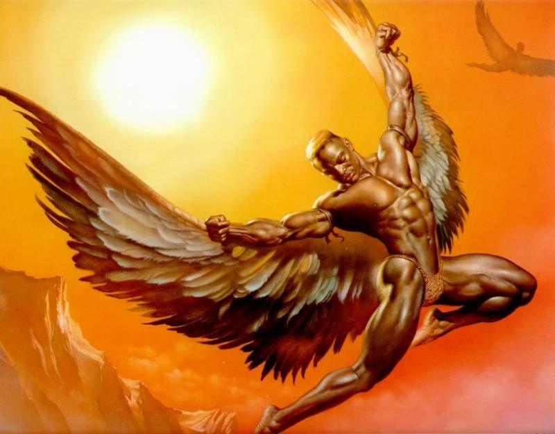 Icarus By Boris Vallejo