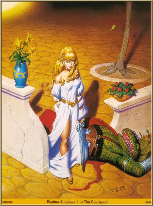In The Courtyard By Fastner And Larson