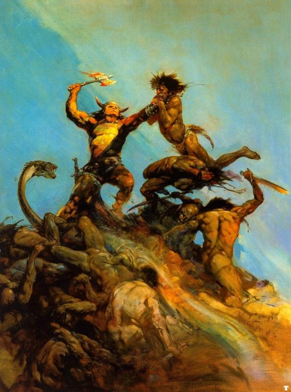 Indomitable By Frank Frazetta