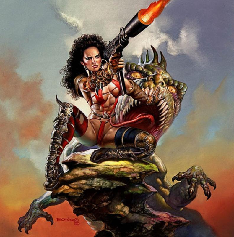 Julie Strain By Boris Vallejo
