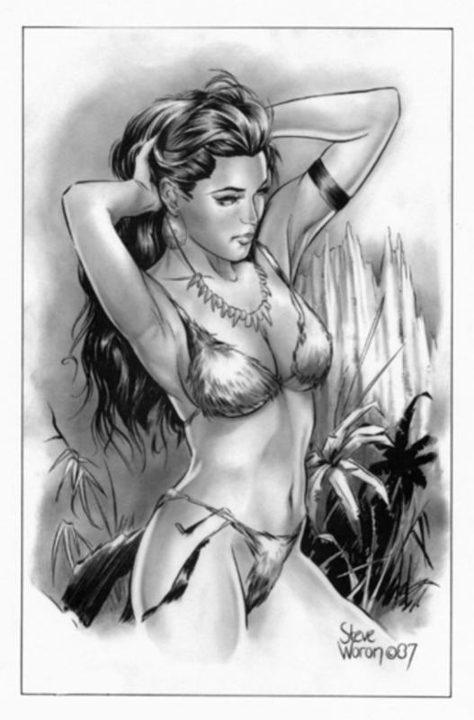 Jungle Girl By Steve Woron