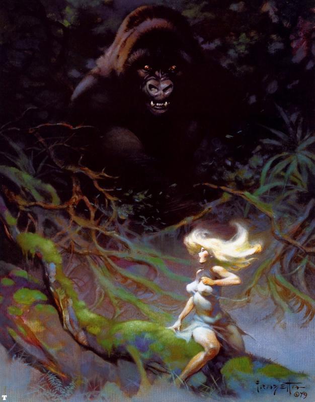 King Kong By Frank Frazetta