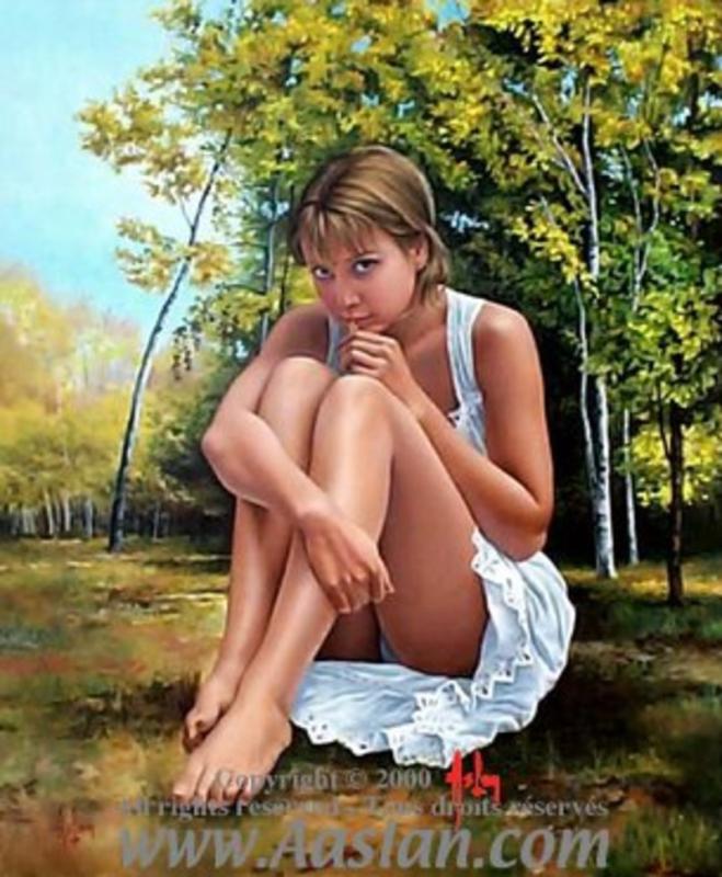 La Timide By Alain Aslan