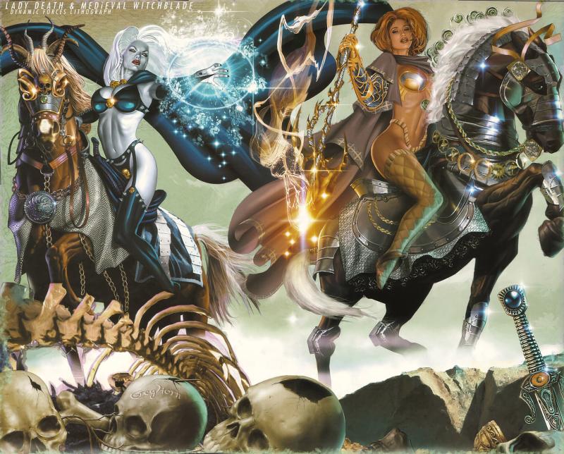 lady death and medieval witchblade