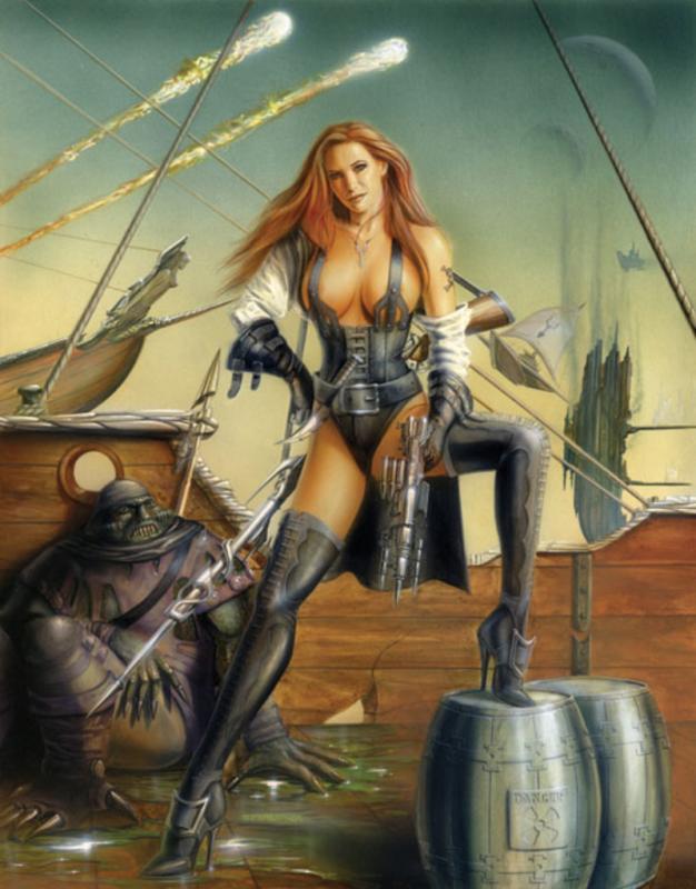 Lady Pirate By Lorenzo Sperlonga