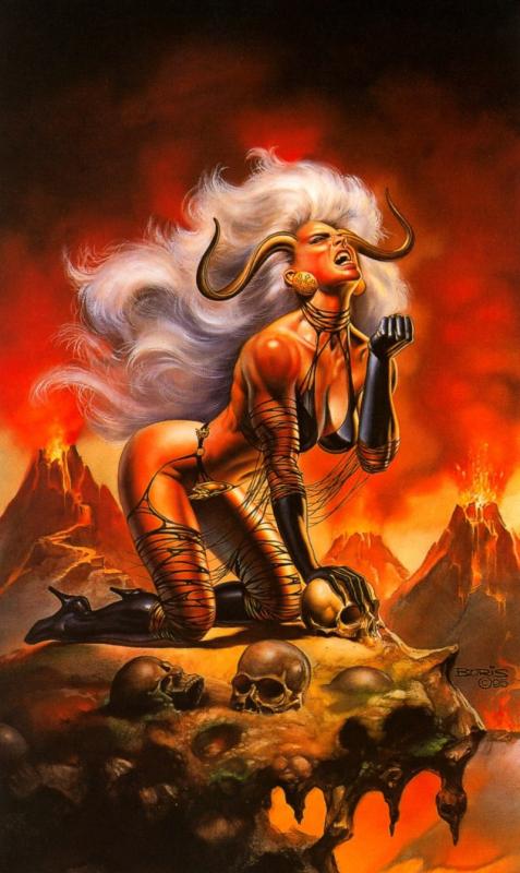 Ladydemon 1 By Boris Vallejo