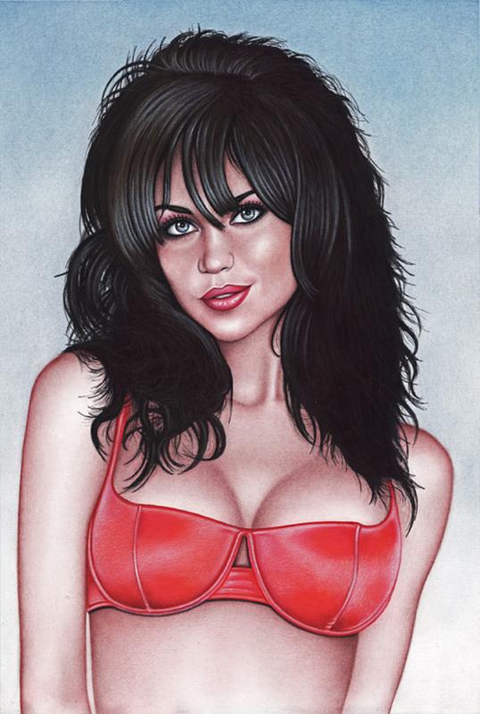 Lingerie Girl By Philip Dean Gray