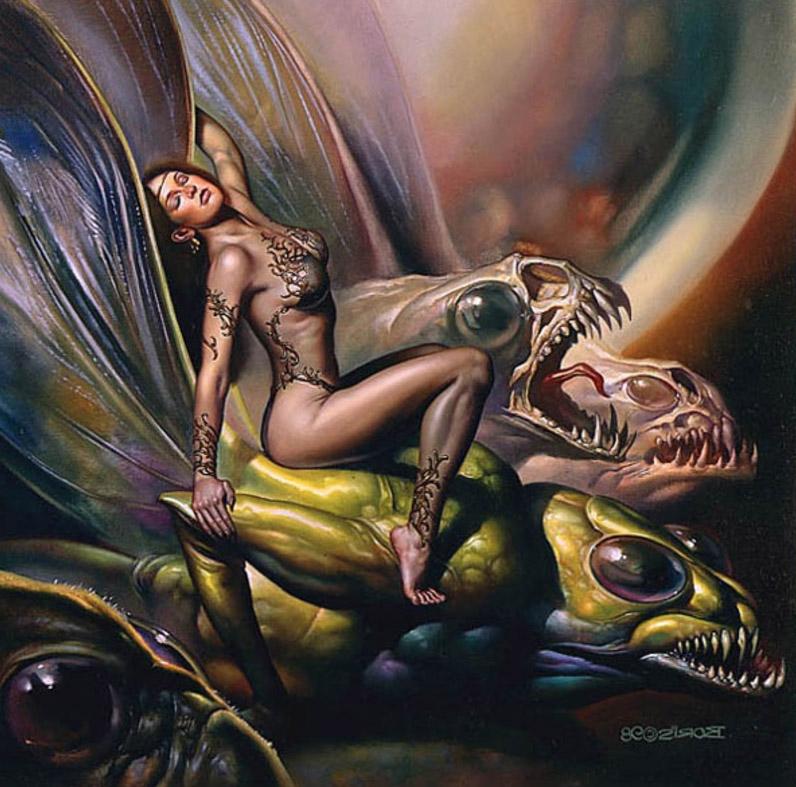 Locusts By Boris Vallejo