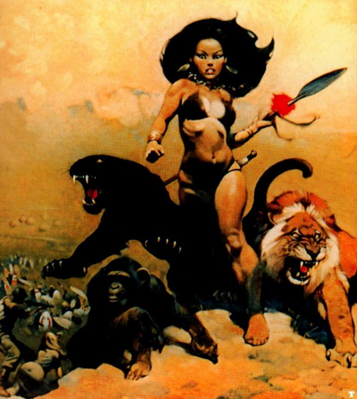 Luana II By Frank Frazetta