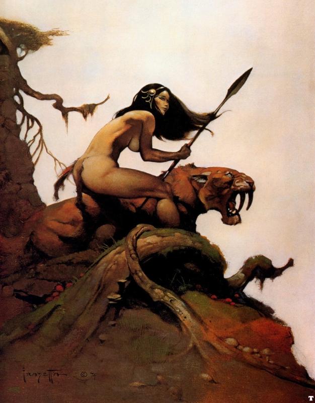 Luana By Frank Frazetta