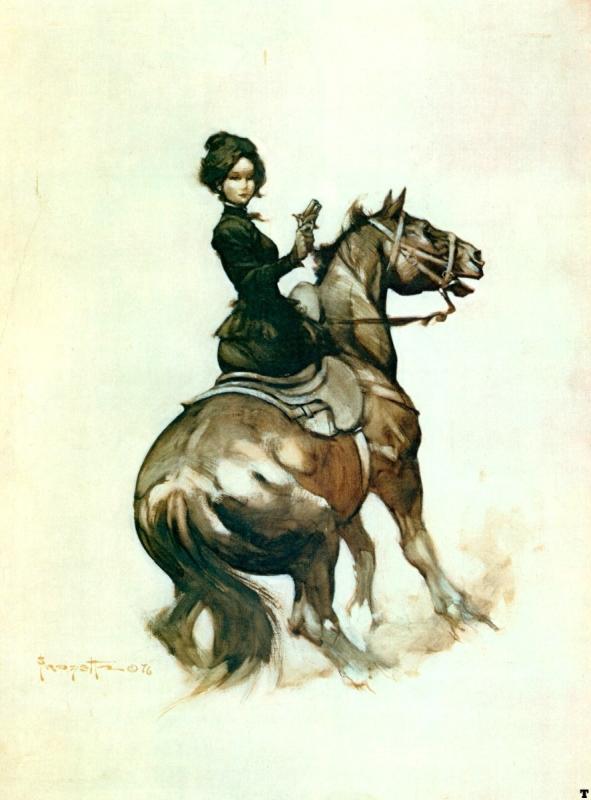 Madame Derringer By Frank Frazetta