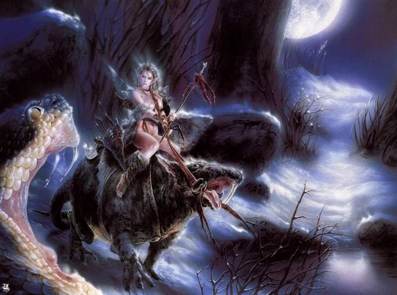 Malefic Wings Of A Dream By Luis Royo