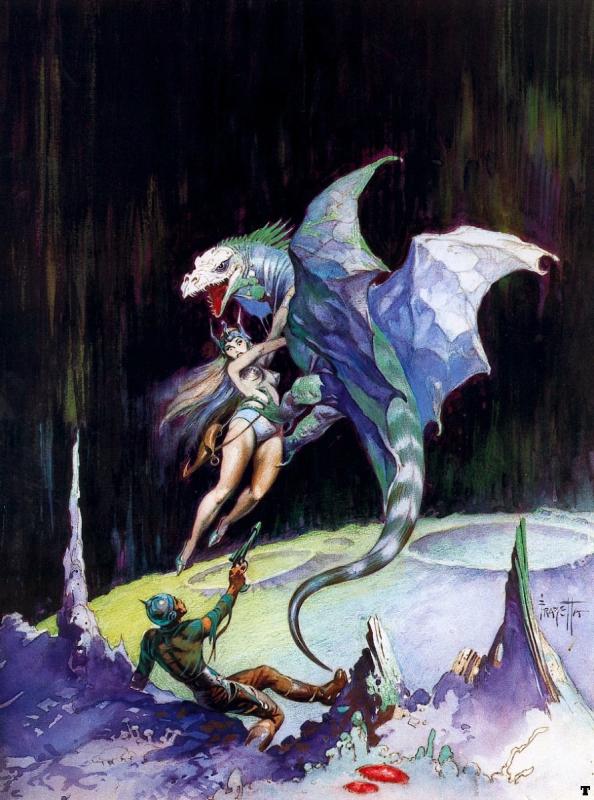 Maza Of The Moon By Frank Frazetta