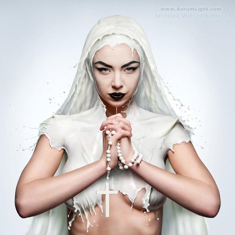 Milk Nun By Jaroslav Wieczorkiewicz
