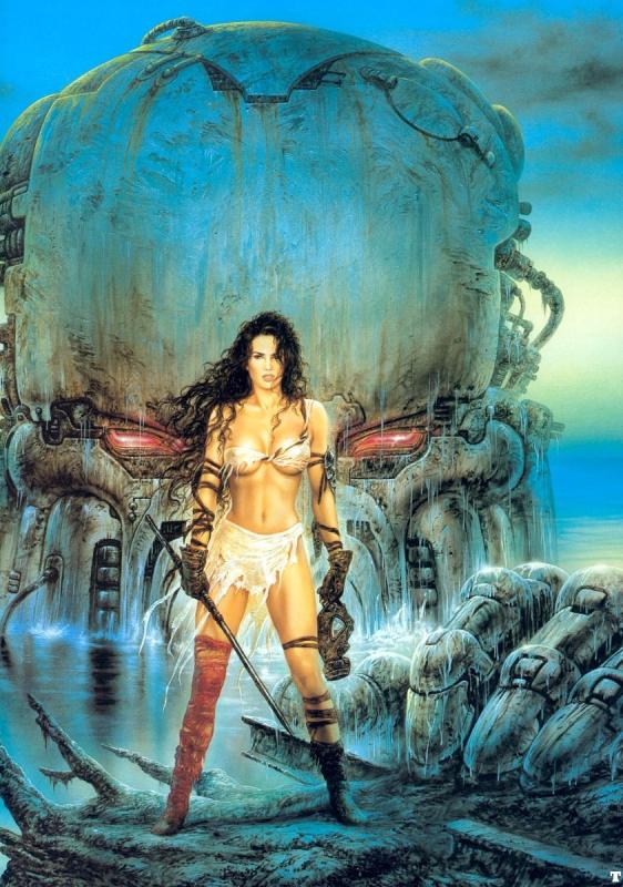 Millennium III Cover Heavy Metal II Detail By Luis Royo