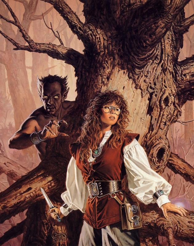 Minerva Wakes By Clyde Caldwell