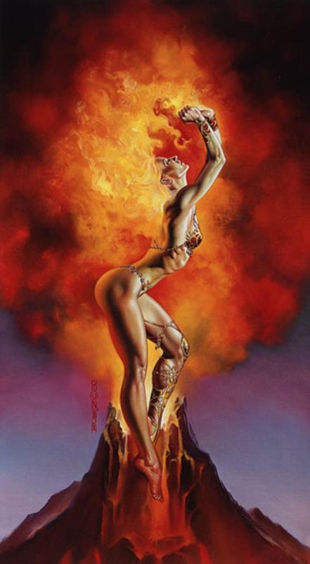 Mistress Of Fire By Boris Vallejo