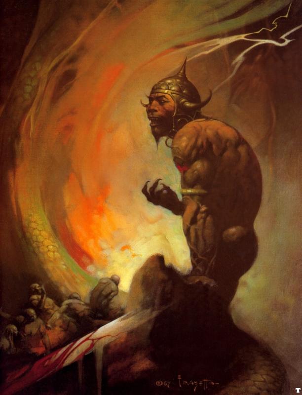 Mongol Tyrant By Frank Frazetta