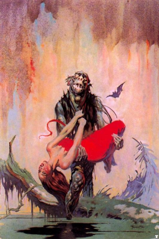 Monstermen By Frank Frazetta