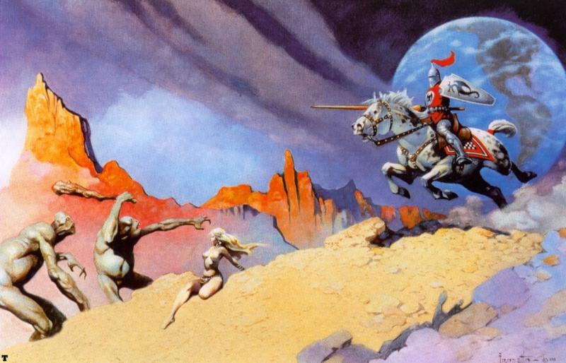 Moon Rider By Frank Frazetta