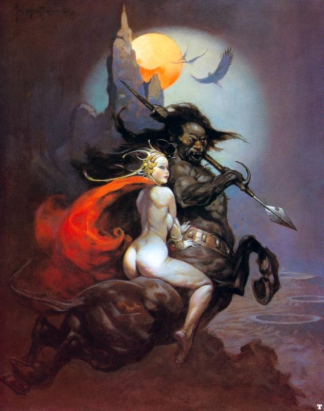 Moonmaid By Frank Frazetta