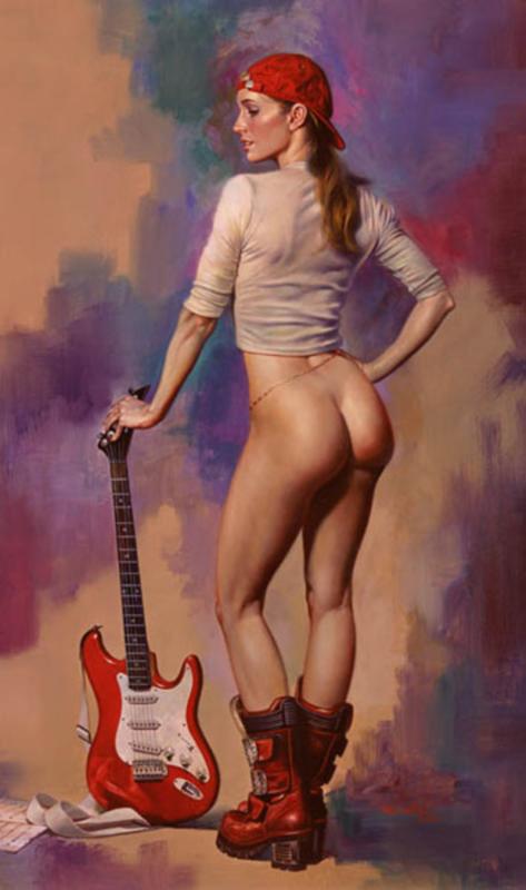 Music Lesson By Boris Vallejo