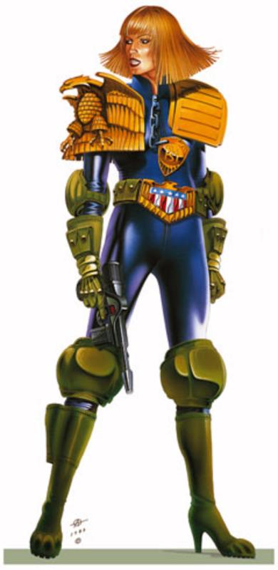 New Judge Anderson By Chris Achilleos