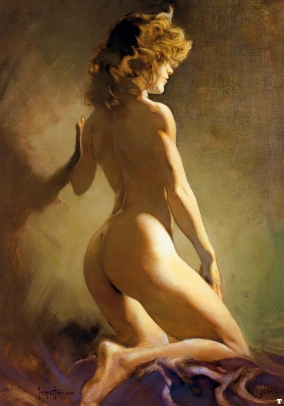 Nude By Frank Frazetta