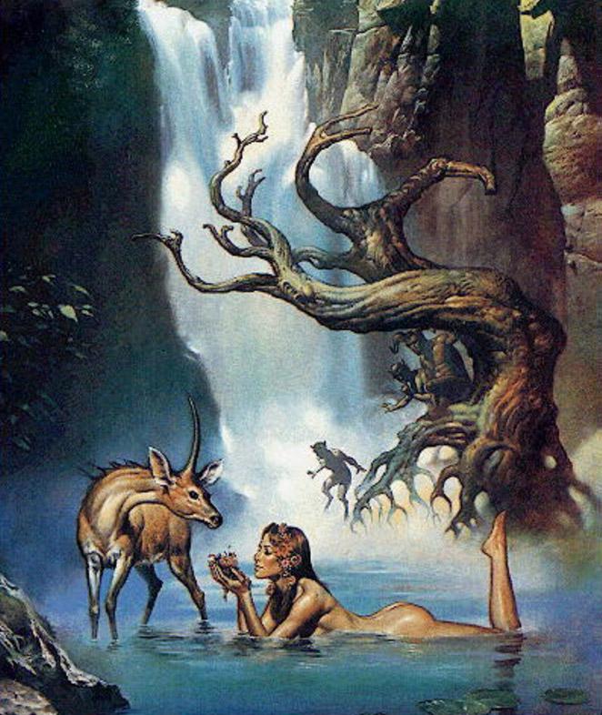 Nymph 1 By Boris Vallejo