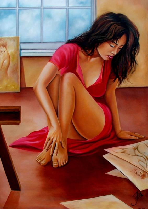 Oriental Model By Paul John Ballard
