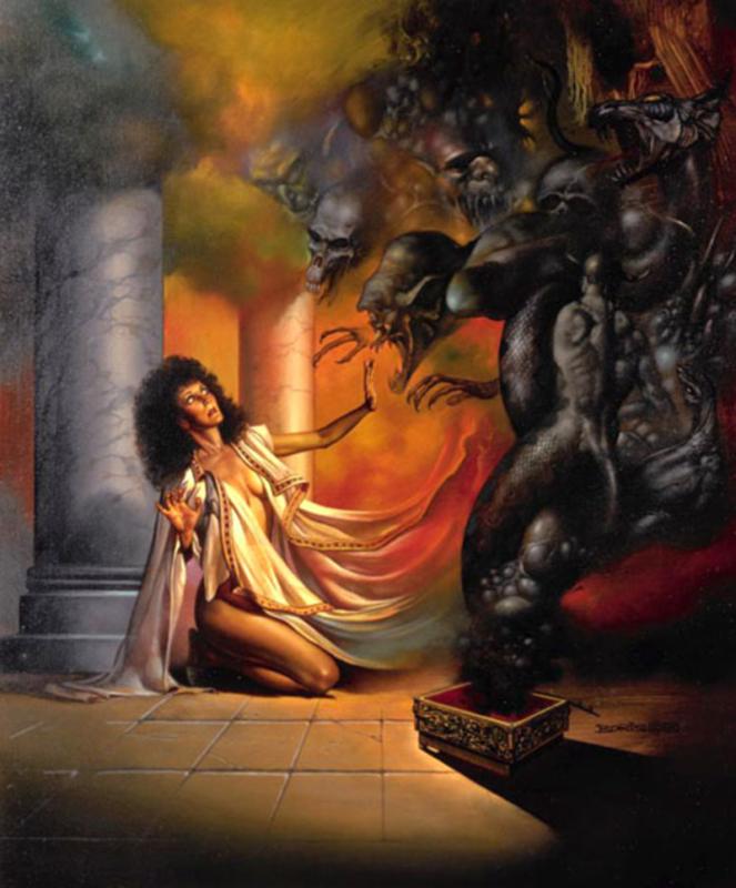 Pandora II By Boris Vallejo