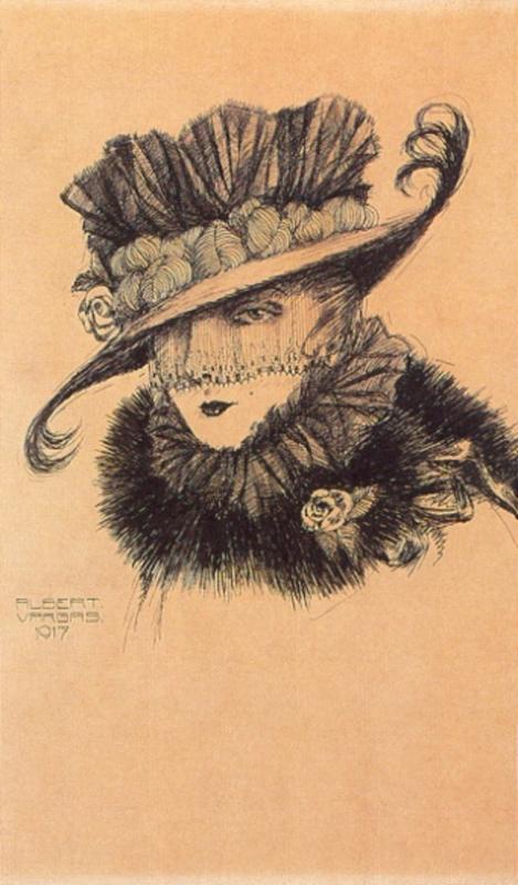 Pen & Ink01 1917 Jt By Alberto Vargas