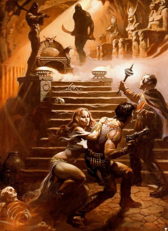 Pharaoh Stomb By Frank Frazetta