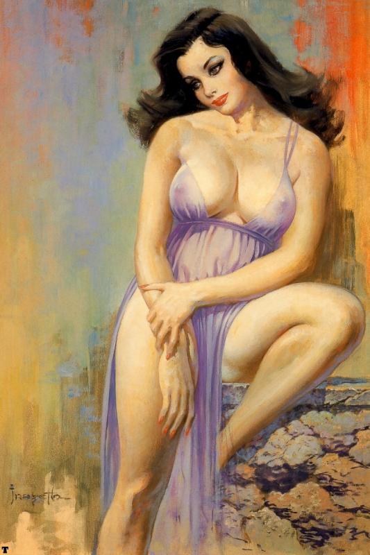 Pinup By Frank Frazetta