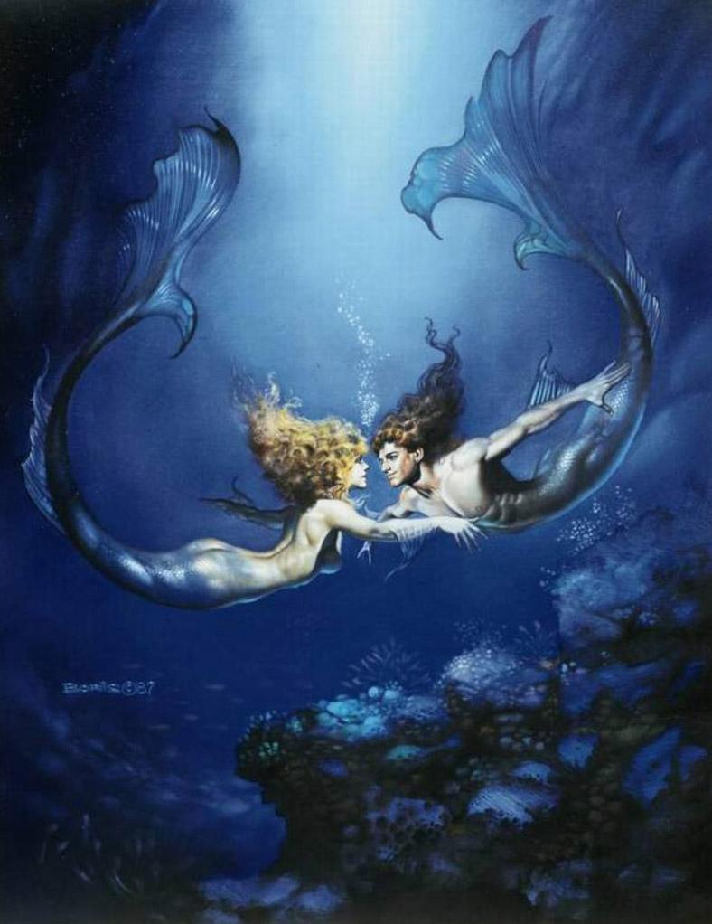 Pisces By Boris Vallejo